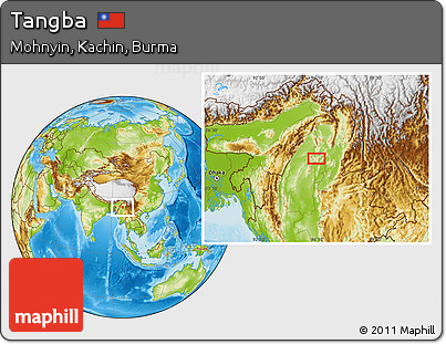 Physical Location Map of Tangba