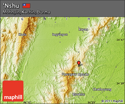 Physical Map of 'Nshu