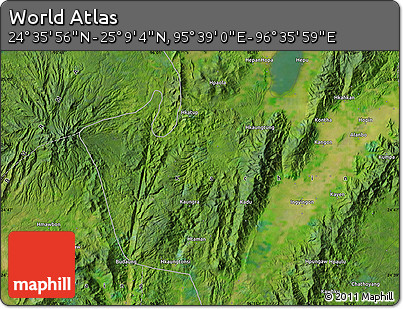 Satellite Map of the Area around 24° 52' 30" N, 96° 7' 30" E