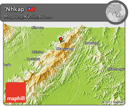 Physical 3D Map of 'Nhkap