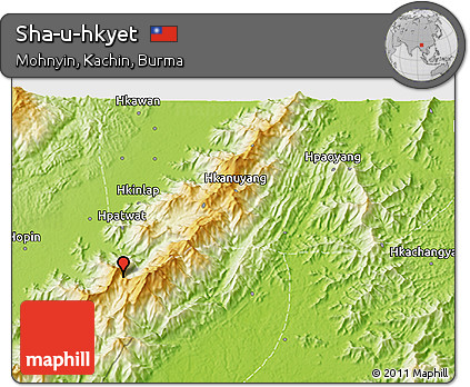 Physical 3D Map of Sha-u-hkyet