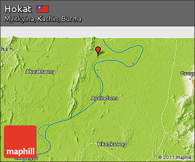 Physical 3D Map of Hokat