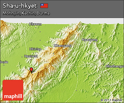 Physical 3D Map of Sha-u-hkyet