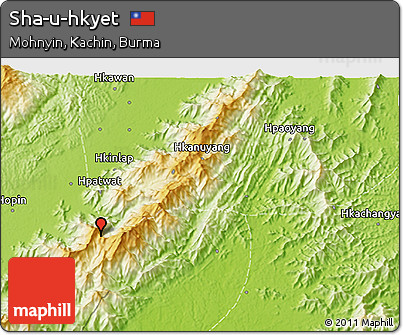 Physical 3D Map of Sha-u-hkyet