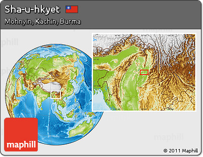 Physical Location Map of Sha-u-hkyet