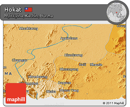 Political Panoramic Map of Hokat