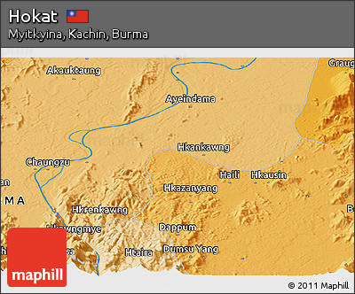 Political Panoramic Map of Hokat