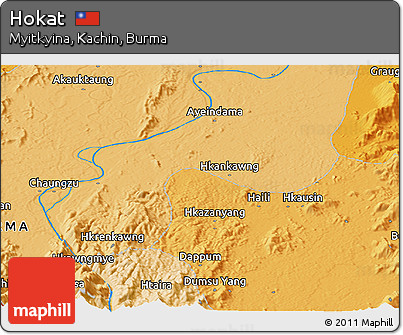 Political Panoramic Map of Hokat