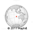 Outline Map of the Area around 24° 2' 59" S, 102° 55' 30" E, rectangular outline