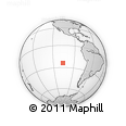 Outline Map of the Area around 24° 2' 59" S, 106° 10' 30" W, rectangular outline