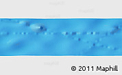 Physical Panoramic Map of the area around 24° 2' 59" S, 108° 43' 29" W