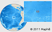 Shaded Relief Location Map of the area around 24° 2' 59" S, 110° 25' 30" W