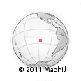 Outline Map of the Area around 24° 2' 59" S, 114° 40' 30" W, rectangular outline