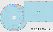 Gray Location Map of the area around 24° 2' 59" S, 115° 31' 30" W