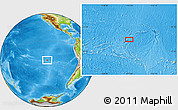 Physical Location Map of the area around 24° 2' 59" S, 115° 31' 30" W