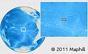 Shaded Relief Location Map of the area around 24° 2' 59" S, 115° 31' 30" W