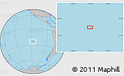 Gray Location Map of the area around 24° 2' 59" S, 117° 13' 29" W