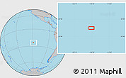 Gray Location Map of the area around 24° 2' 59" S, 118° 55' 30" W