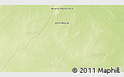Physical 3D Map of the area around 24° 2' 59" S, 122° 28' 29" E