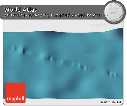Satellite 3D Map of the Area around 24° 2' 59" S, 134° 13' 29" W