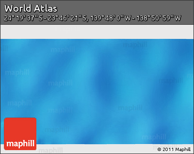 Shaded Relief 3D Map of the Area around 24° 2' 59" S, 139° 19' 29" W