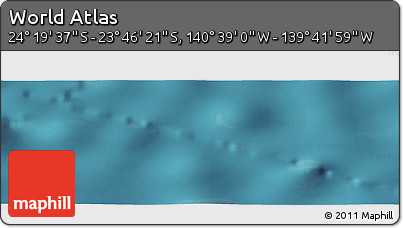 Satellite Panoramic Map of the Area around 24° 2' 59" S, 140° 10' 30" W