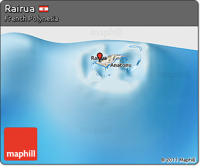 Shaded Relief 3D Map of Rairua