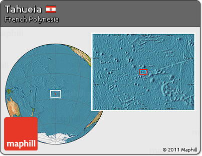 Satellite Location Map of Tahueia