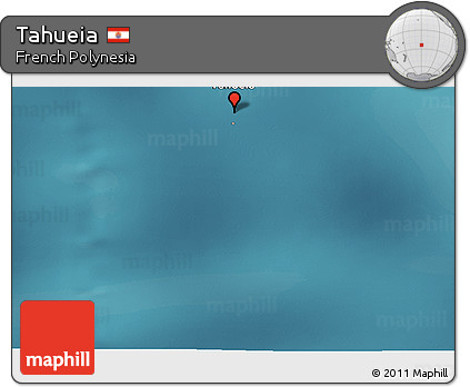 Satellite Panoramic Map of Tahueia