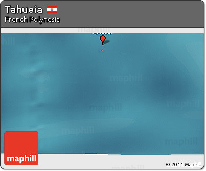 Satellite Panoramic Map of Tahueia
