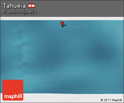 Satellite Panoramic Map of Tahueia