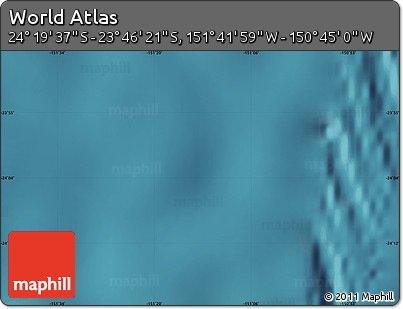 Satellite Map of the Area around 24° 2' 59" S, 151° 13' 29" W