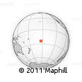 Outline Map of the Area around 24° 2' 59" S, 153° 46' 30" W, rectangular outline