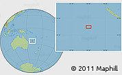Savanna Style Location Map of the area around 24° 2' 59" S, 160° 43' 29" E