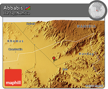 Physical 3D Map of Abbabis