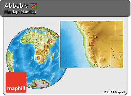 Physical Location Map of Abbabis