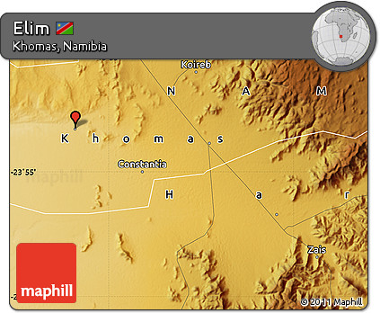 Physical Map of Elim