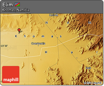 Physical Map of Elim