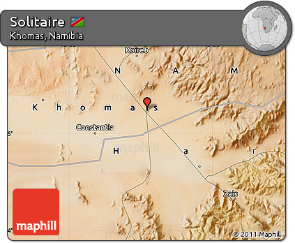 Satellite Map of Solitaire