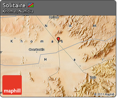 Satellite Map of Solitaire