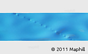 Physical Panoramic Map of the area around 24° 2' 59" S, 16° 55' 29" W