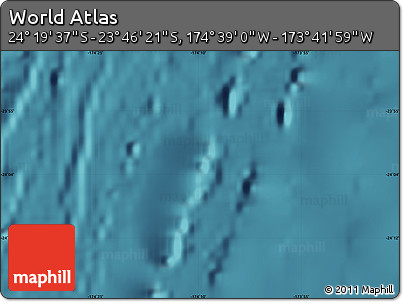 Satellite Map of the Area around 24° 2' 59" S, 174° 10' 30" W
