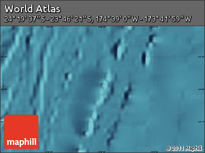 Satellite Map of the Area around 24° 2' 59" S, 174° 10' 30" W