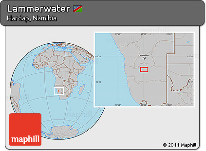 Gray Location Map of Lammerwater
