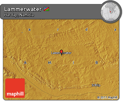 Physical Map of Lammerwater