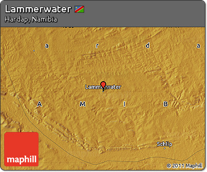 Physical Map of Lammerwater