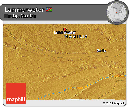 Physical Panoramic Map of Lammerwater
