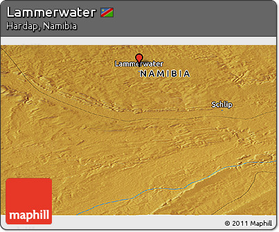 Physical Panoramic Map of Lammerwater