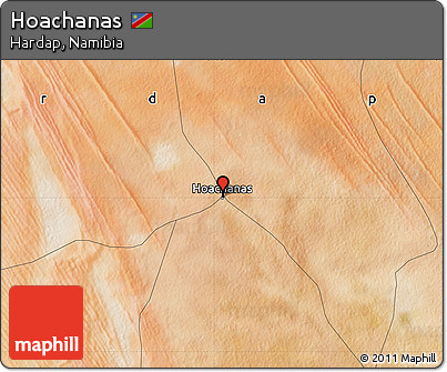 Satellite Map of Hoachanas