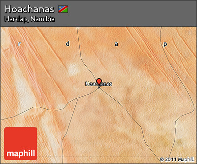 Satellite Map of Hoachanas